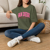 Pink San Diego California Women's T-Shirt