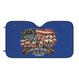 1776 'Live Free or Die' Car Sun Shade – Patriotic Windshield Cover