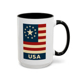 Modern American Flag Coffee Mug