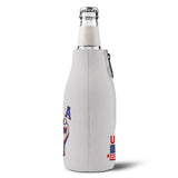 USA Zip-Up Bottle Cooler Sleeve — Patriotic USA Koozie