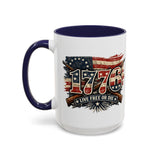 1776 Patriotic Coffee Mug — Live Free or Die Americana Coffee Mug