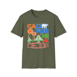 California Colorful Retro Graphic T-Shirt