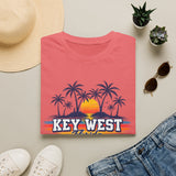 Key West Florida Sunset T-Shirt — Tropical Palm Beach Vacation Tee