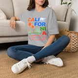 California Colorful Retro Graphic T-Shirt