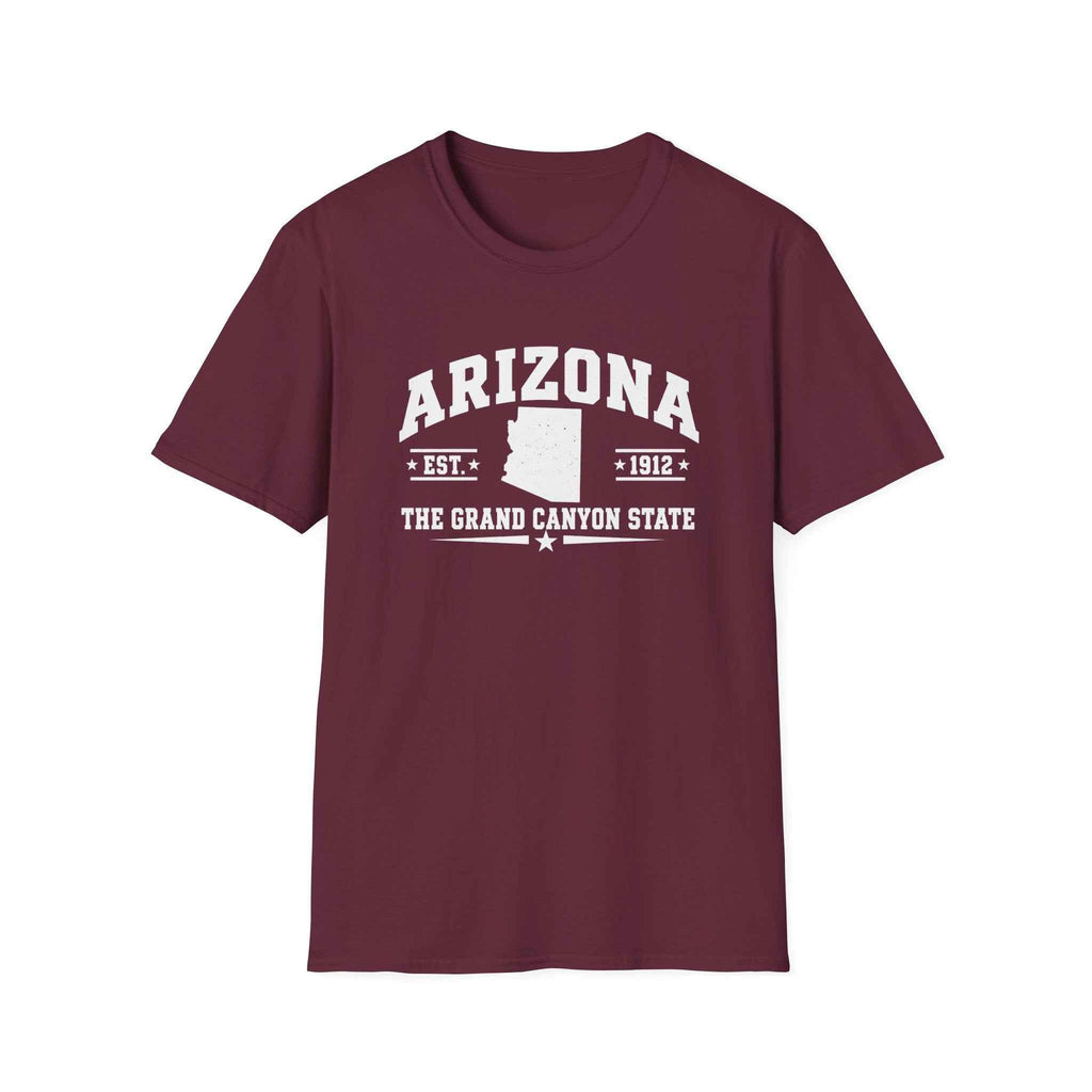 Arizona The Grand Canyon State T-Shirt — EST. 1912 College Style Tee