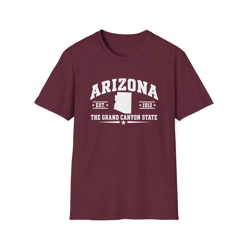 Arizona The Grand Canyon State T-Shirt — EST. 1912 College Style Tee