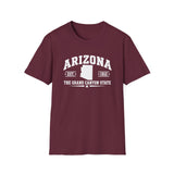 Arizona The Grand Canyon State T-Shirt — EST. 1912 College Style Tee