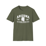 Arizona The Grand Canyon State T-Shirt — EST. 1912 College Style Tee