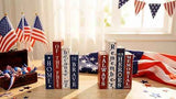 Home of the Free Because of the Brave Rustic Patriotic Wooden Decoration