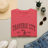 Traverse City Michigan Vintage Tee – EST. 1847 Collegiate Shirt