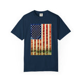 American Flag Watercolors T‑Shirt