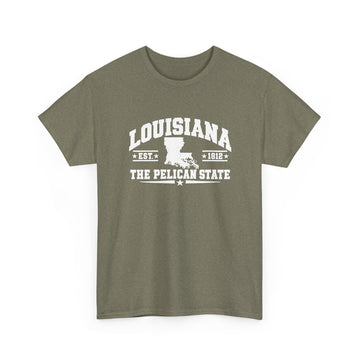 Louisana White Cotton T‑Shirt