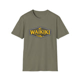 Waikiki Hawaii Vintage Surf T-Shirt — Retro Island Vacation Tee