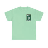 Key West Mile 0 T-Shirt — Vintage Road Sign Tee