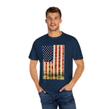 American Flag Watercolors T‑Shirt