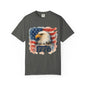 Bald Eagle w/ USA Flag Watercolor America T‑Shirt