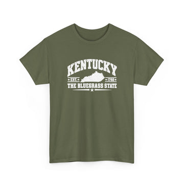 Kentucky Bluegrass State T‑Shirt — State Outline Tee