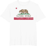 California State Flag Distressed T-Shirt - Adult, Kids, Big & Tall Sizes