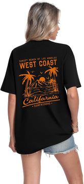 California West Coast T Shirt Beach Days Road Trips product photo 6
