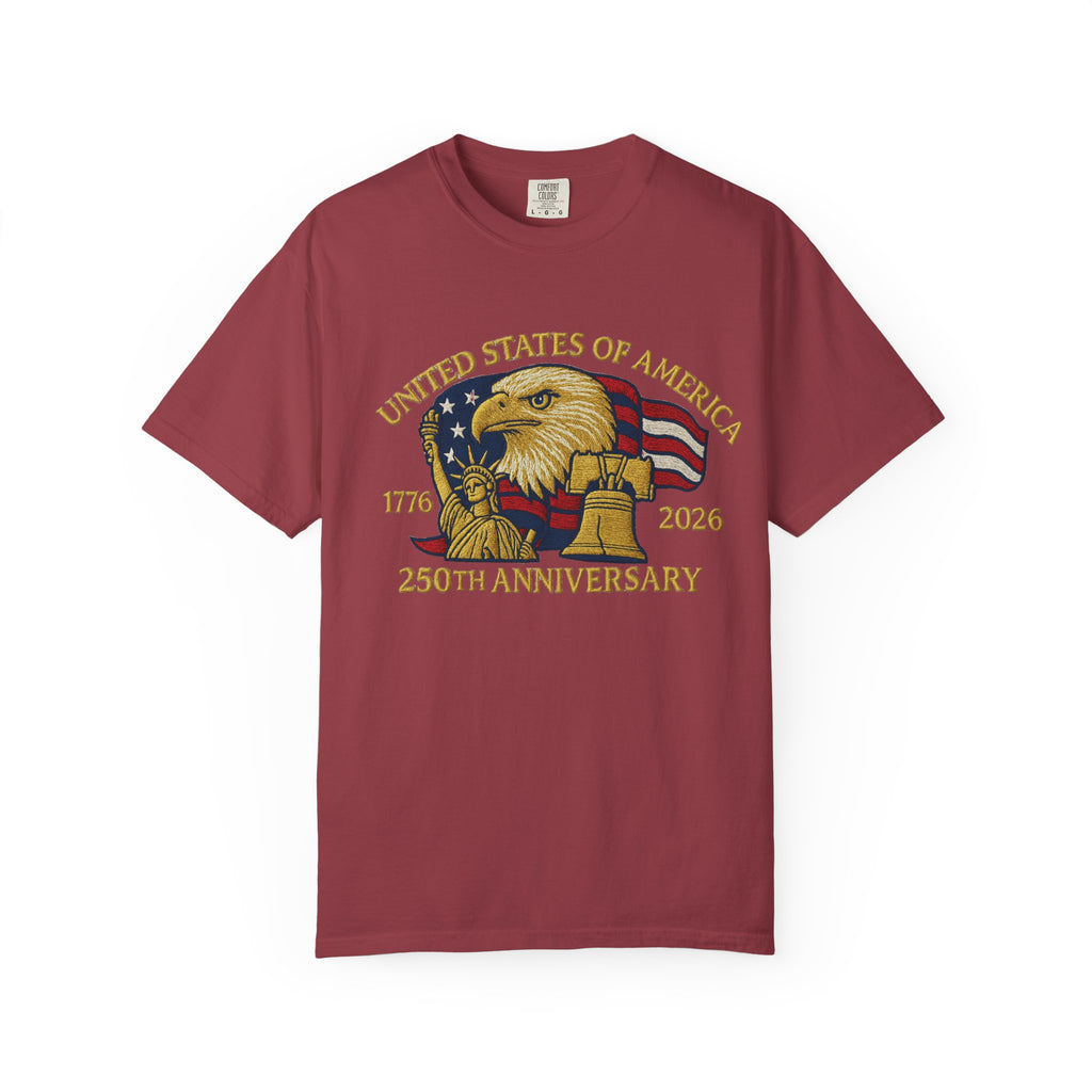 USA 250 Anniversary T Shirt Celebrate America s Birthday 1776 2026 Patriotic Tee main product photo
