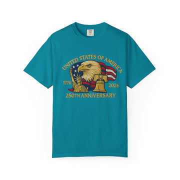 USA 250 Anniversary T Shirt Celebrate America s Birthday 1776 2026 Patriotic Tee product photo 2