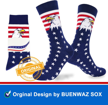 American Flag Bald Eagle Socks product photo 3