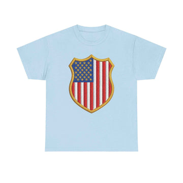 American Flag Shield T Shirt product photo 4