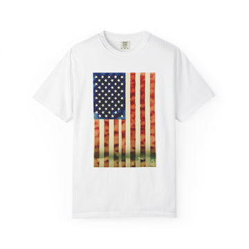 American Flag Watercolors T Shirt product photo 2