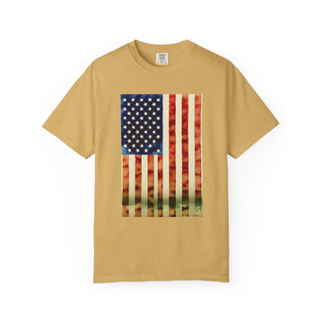 American Flag Watercolors T Shirt product photo 3