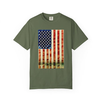 American Flag Watercolors T Shirt product photo 4