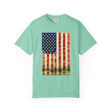 American Flag Watercolors T Shirt product photo 5