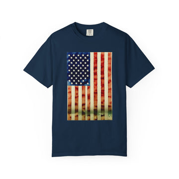 American Flag Watercolors T Shirt product photo 6
