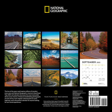 America s Great Road Trips 2025 Wall Calendar product photo 2