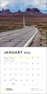 America s Great Road Trips 2025 Wall Calendar product photo 3