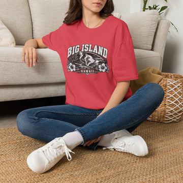 Big Island Hawaii T Shirt Vintage Hibiscus Surf Graphic Tee product photo 6