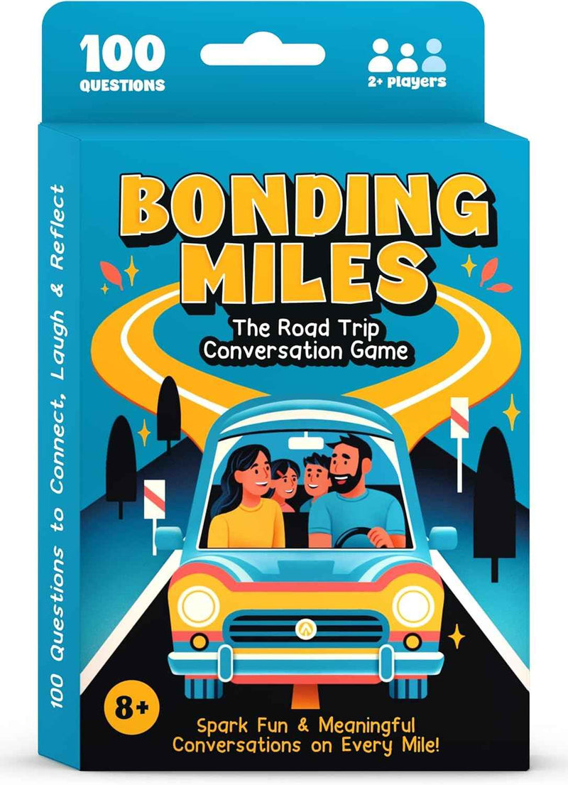 Bonding Miles Road Trip Conversation Card Game for All Ages main product photo