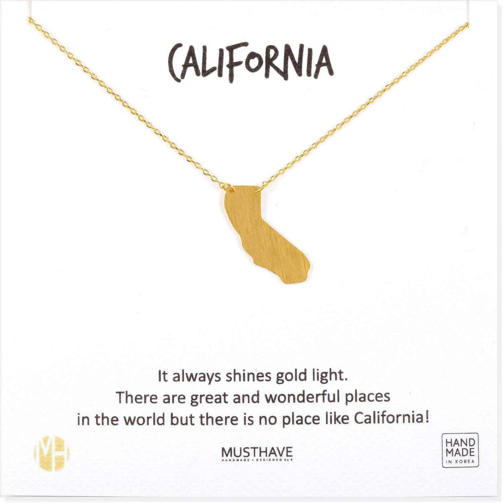 California 18K Gold Necklace main product photo