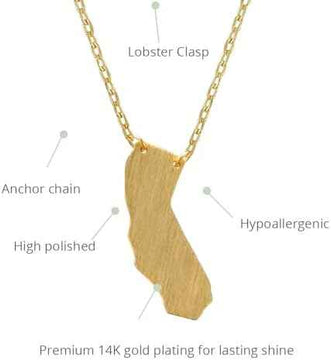 California 18K Gold Necklace product photo 3