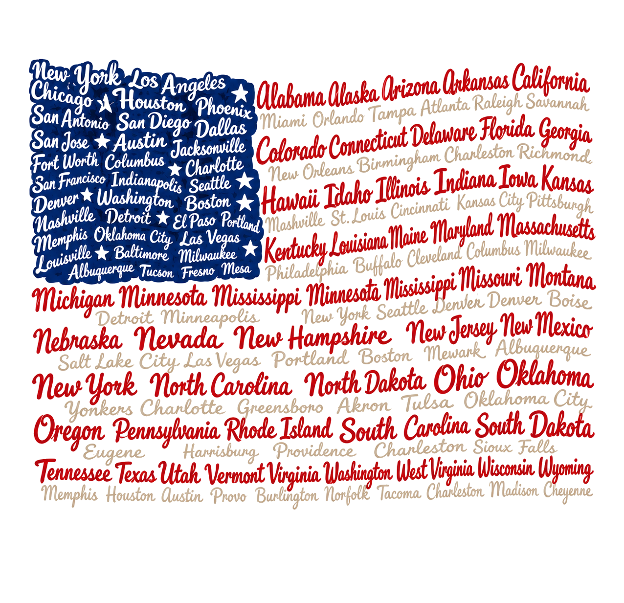 USA States & Cities American Flag Windbreaker Jacket