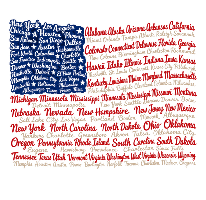 USA States & Cities American Flag Windbreaker Jacket