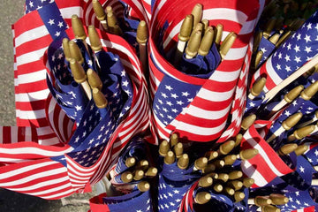 Proudly Made in U S A Small American Flags 4x6 Inch Small US Flag 12 Pack product photo 5