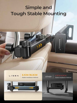 Headrest iPad Holder Car Road Trip Essentials product photo 4