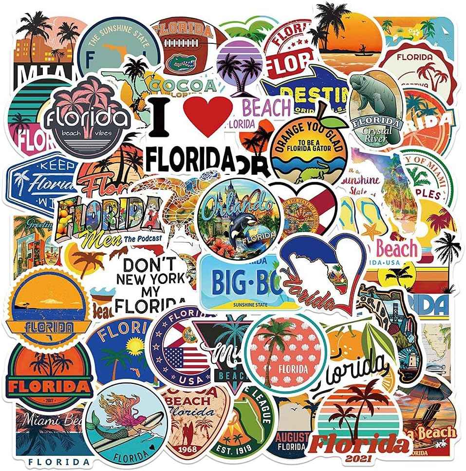 I Love Florida Stickers product photo