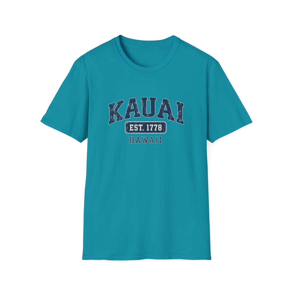 Kauai Est 1778 Hawaii T Shirt Vintage Island Tee main product photo