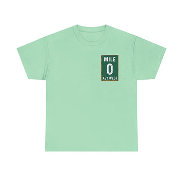 Key West Mile 0 T Shirt Vintage Road Sign Tee product photo 6