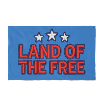 Land of the Free 3x5 Flag Double Sided product photo 2