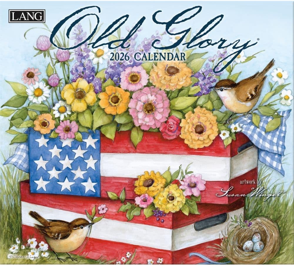 Lang Old Glory 2026 Wall Calendar main product photo