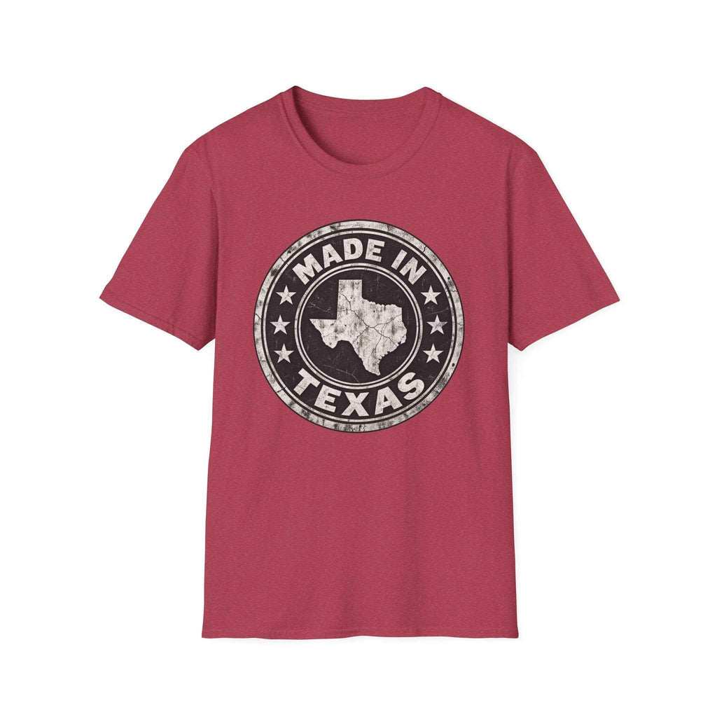 Made in Texas T Shirt Vintage State Pride Tee main product photo
