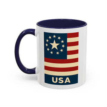 Modern American Flag Coffee Mug product photo 6