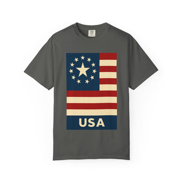 Modern American Flag USA T Shirt product photo 4
